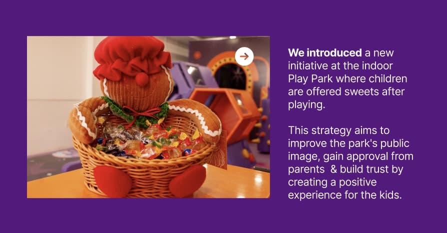 Play park campaign post, designed by BizAssist
